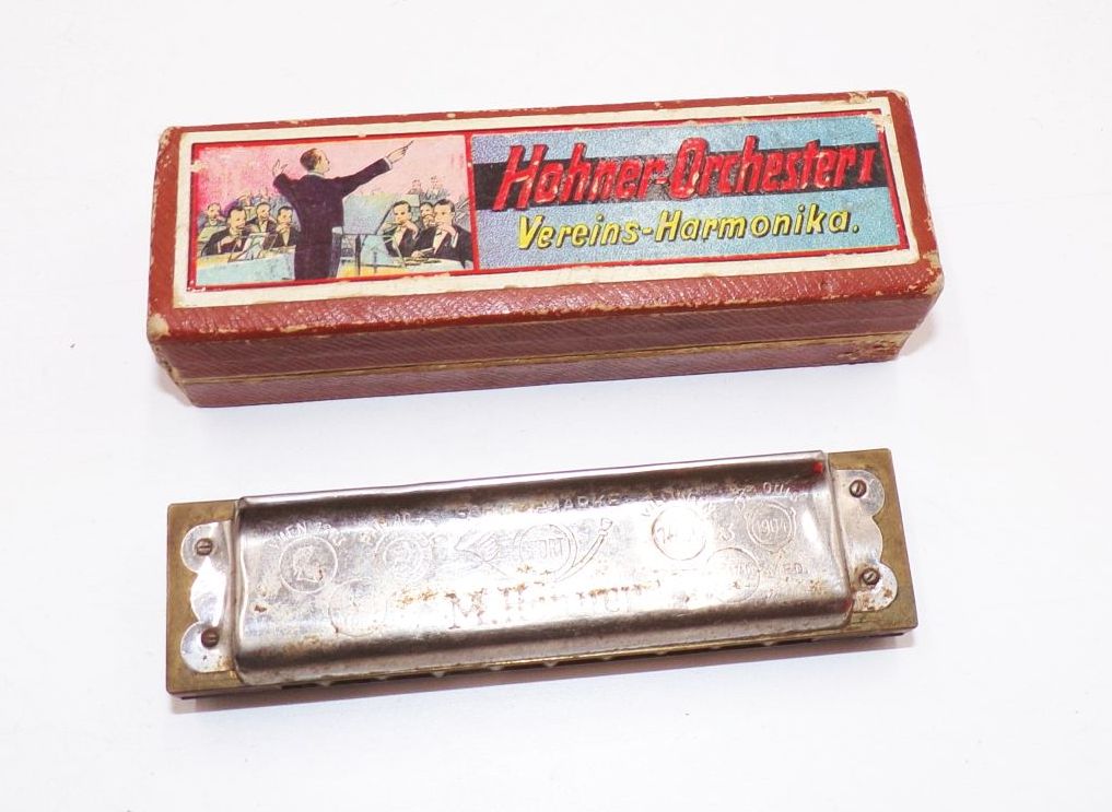 Alte Mundharmonika Hohner Vereins Harmonika Echo Nightingale Alte Mundharmonika Hohner Vereins Harmonika Echo Nightingale