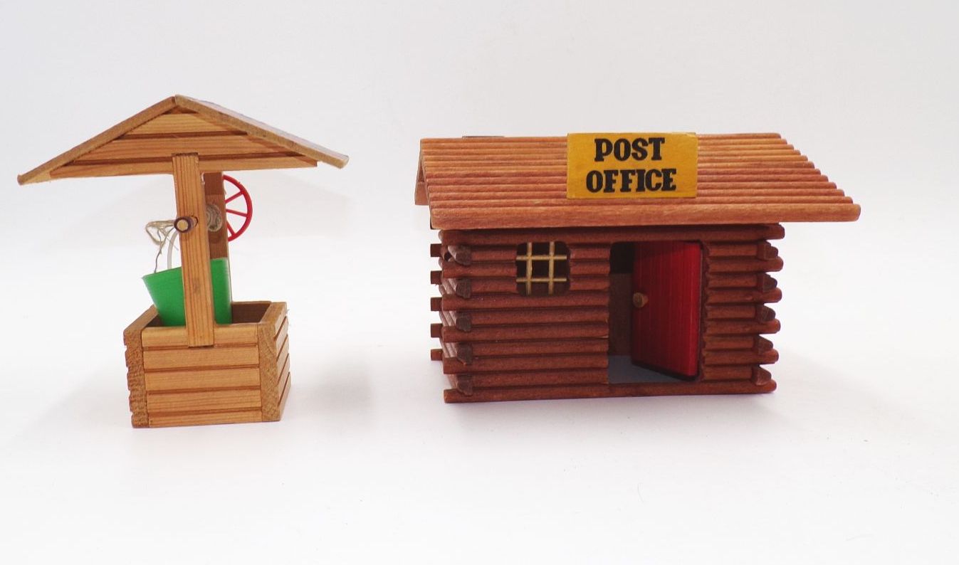 Konvolut Wildwest Häuser Saloon DDR