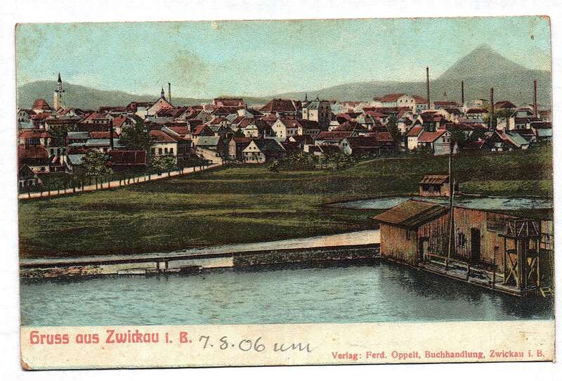 AK Gruss aus Zwickau i. B. 1906