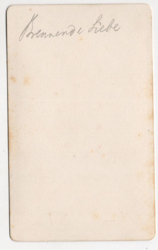 CdV Foto brennende Liebe Blume um 1880 koloriert Fotografie Flora CdV Foto brennende Liebe Blume um 1880 koloriert Fotografie Flora