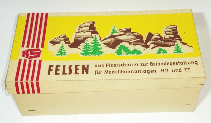 Karl Scheffler Felsen OVP H0 und TT 1950er 1960er Modellbau