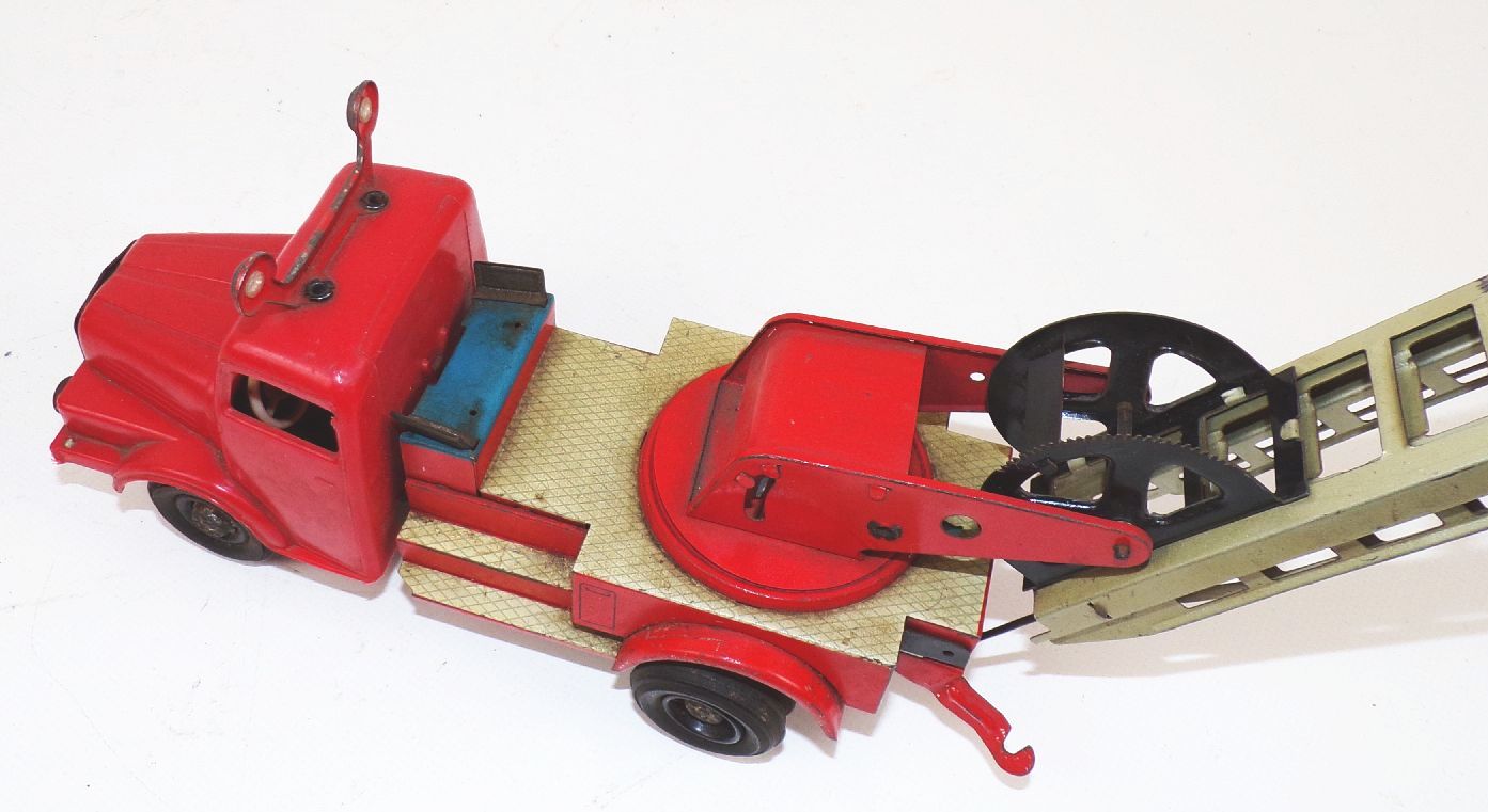 MSB Feuerwehr Blechspielzeug Uhrwerk DDR Spielzeug