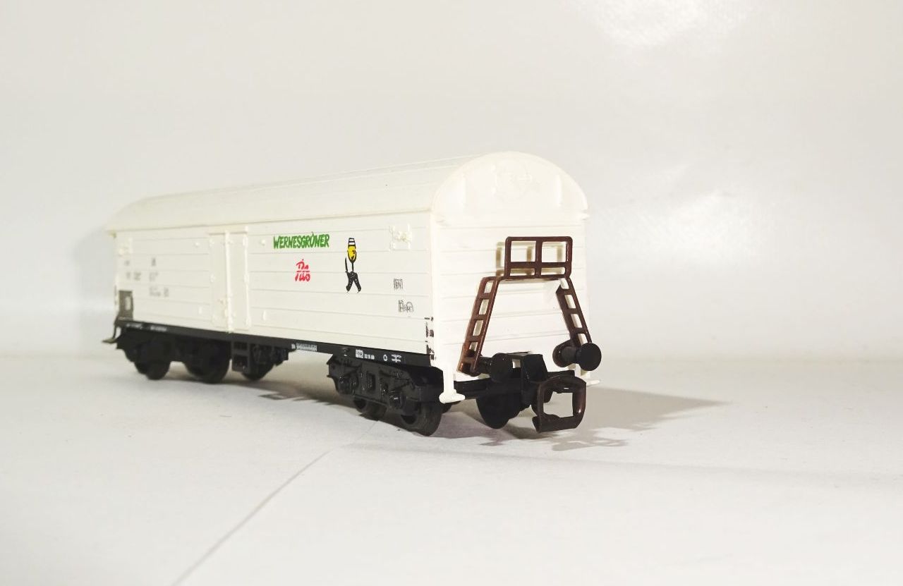 BTTB Wernesgrüner Güterwagen Kühlwagen TT vierachsig DDR 