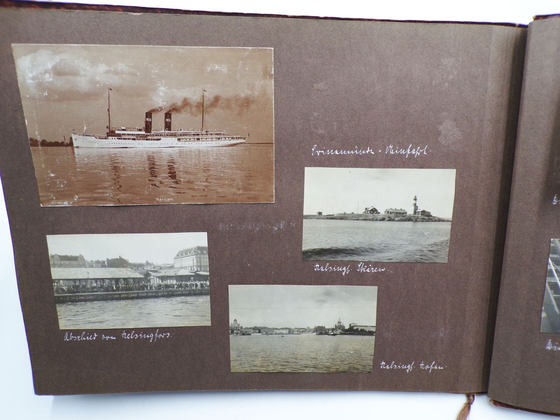 Fotoalbum Wickersdorf Riesengebirge Schellerhau Schiff Rügen 1923 bis 1929
