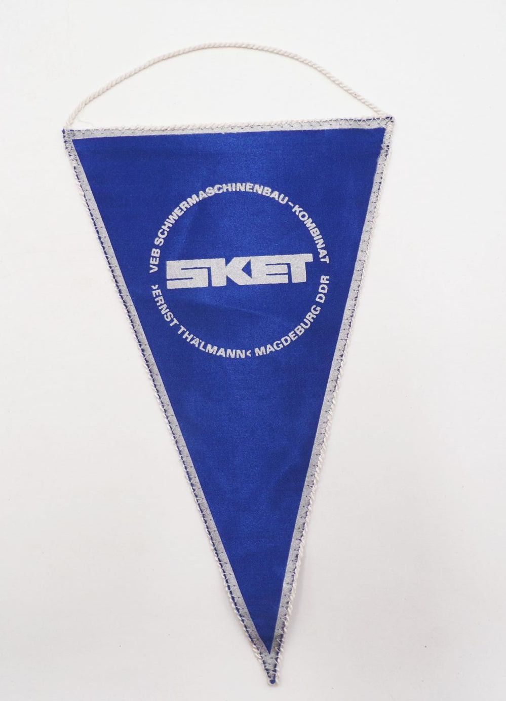 Wimpel VEB Schwermaschinenbau Kombinat SKET Magdeburg DDR