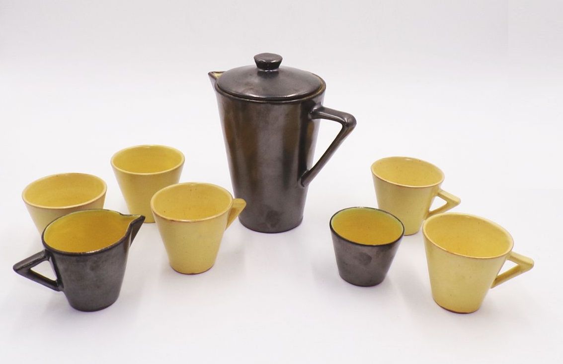 Altes Mokka Service Bauhaus Art Deco GK3 Espresso Vintage 