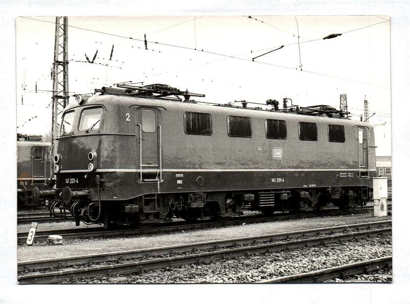 Foto DB 141 201-4 E-Lok September 1976 Frankfurt
