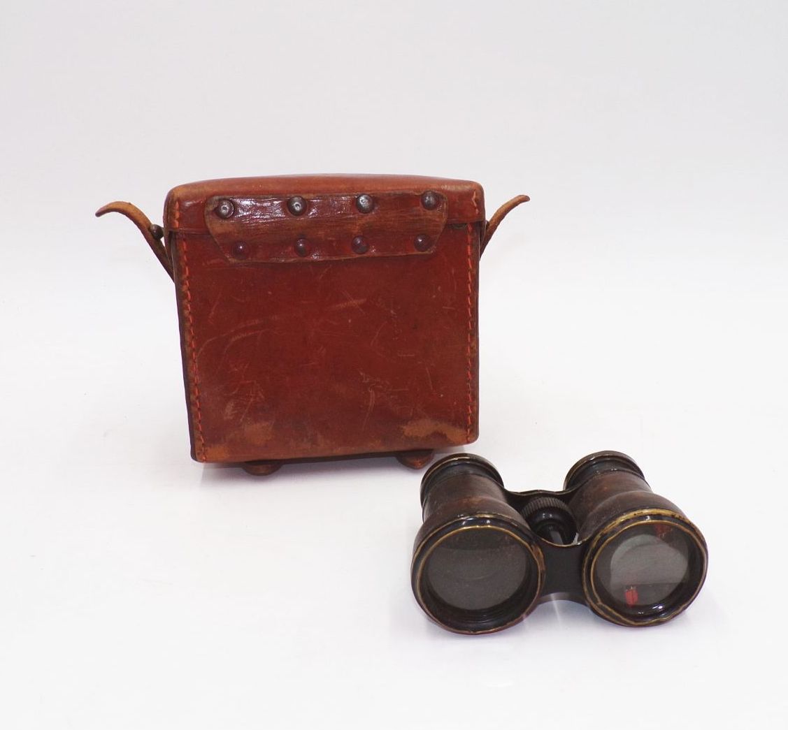Altes Militär Fernglas 08 Feldstecher Ernst Busch Rathenow Ledertasche