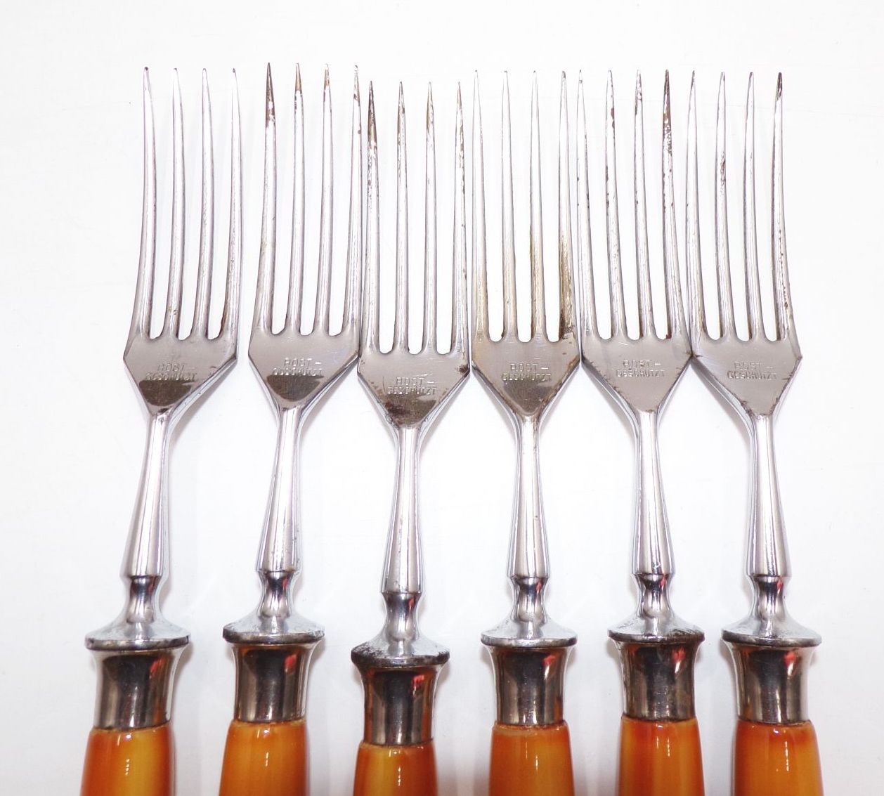 Altes Besteck Robert Schaaf Solingen 12 Teile Messer Gabel Retro Vintage