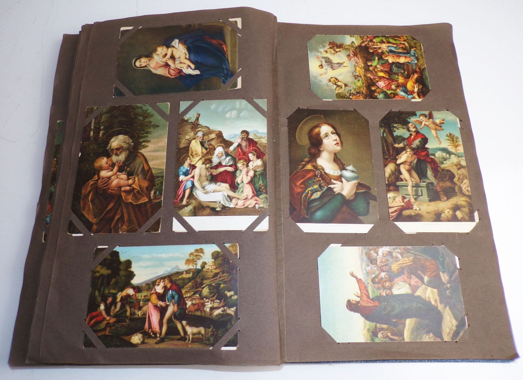 Ansichtskartenalbum mit Christlichen Karten Jesus Christi Religion Ansichtskartenalbum mit Christlichen Karten Jesus Christi Religion