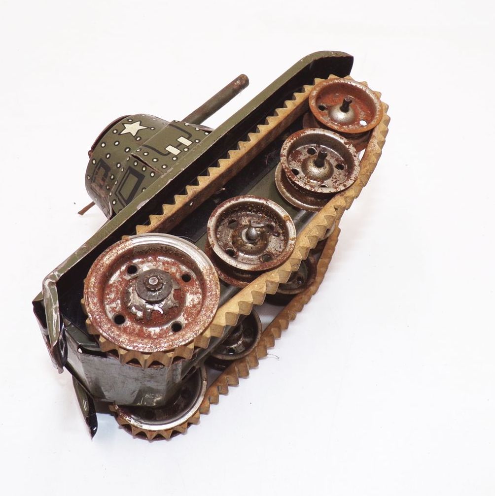 Alter Gama Panzer Blechspielzeug