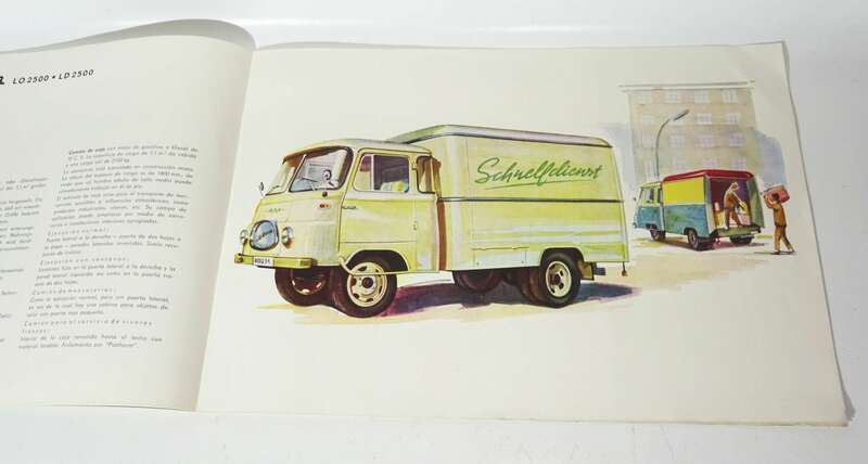 Broschüre Robur LO 2500 Frontlenker Export DDR 1969 Original