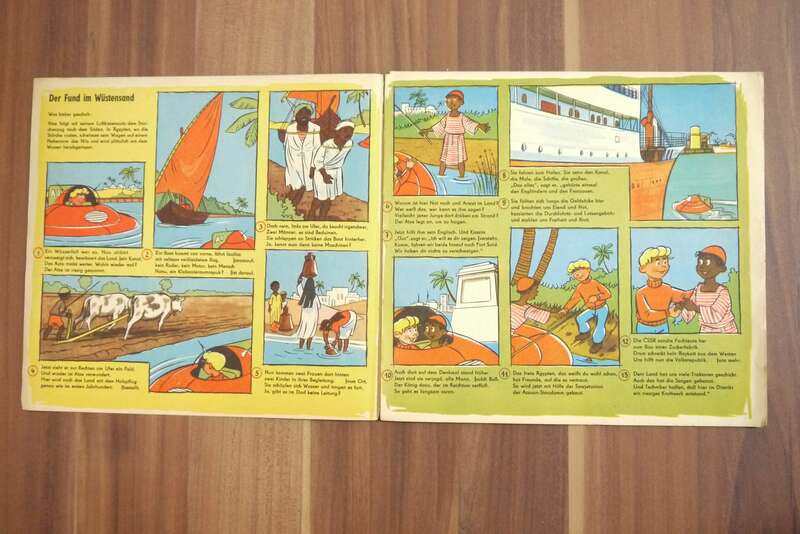 Atze der Fund im Wüstensand Heft 1 Jahrgang 1961 DDR Comic