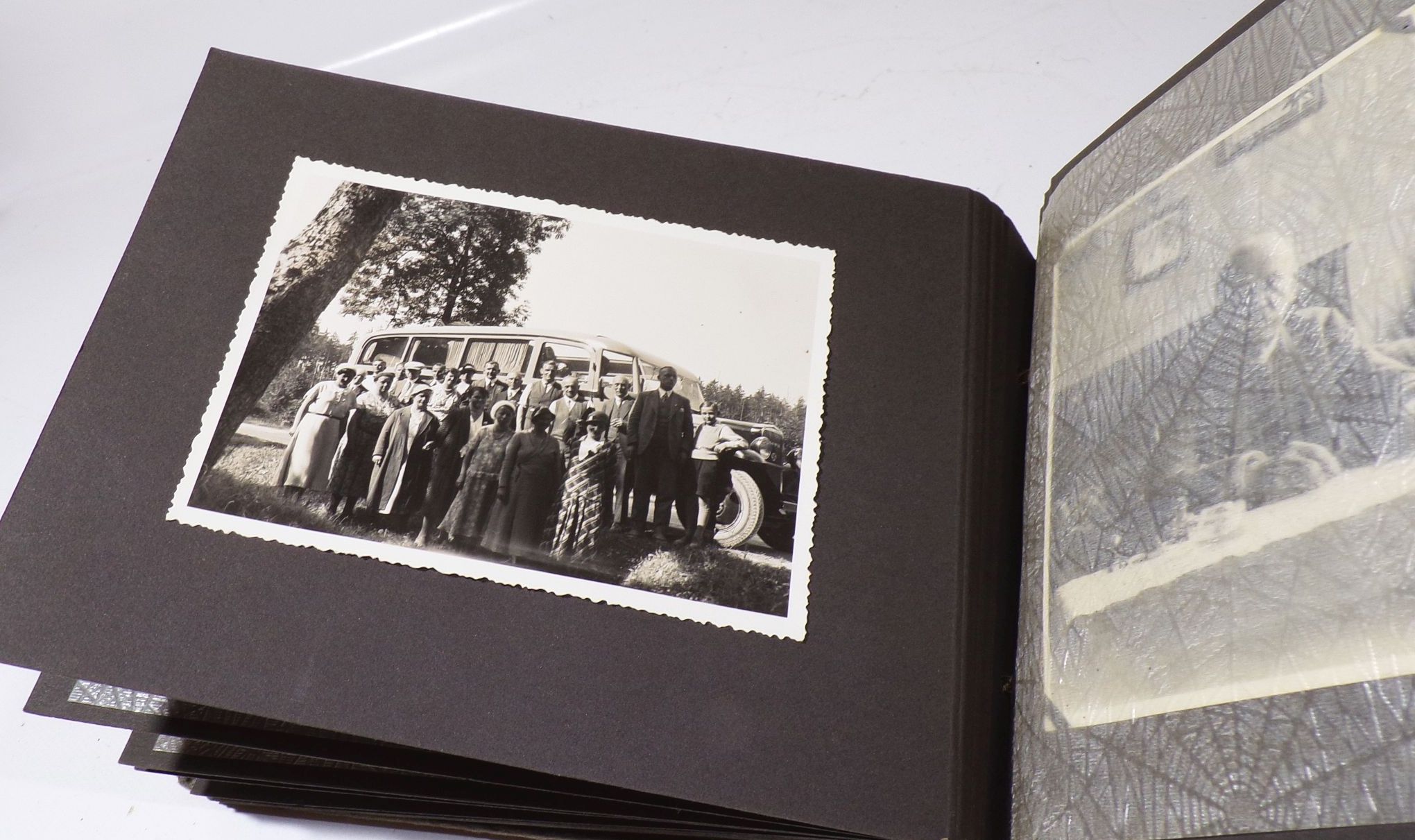 Altes Fotoalbum mit Fotos 1920er 1930er 