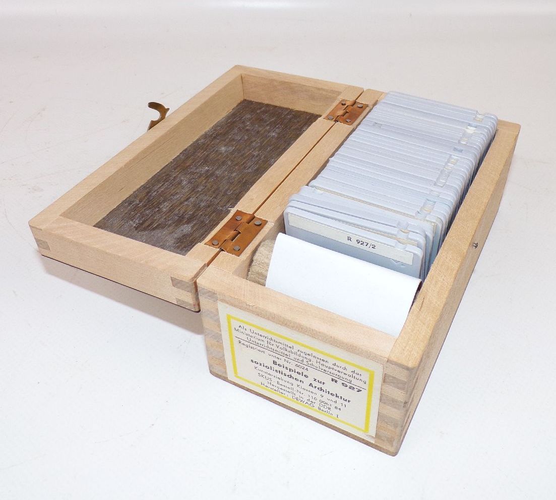 Dia Serie Beispiele sozialistischer Architektur R927 DDR Lehrmittel Studium 