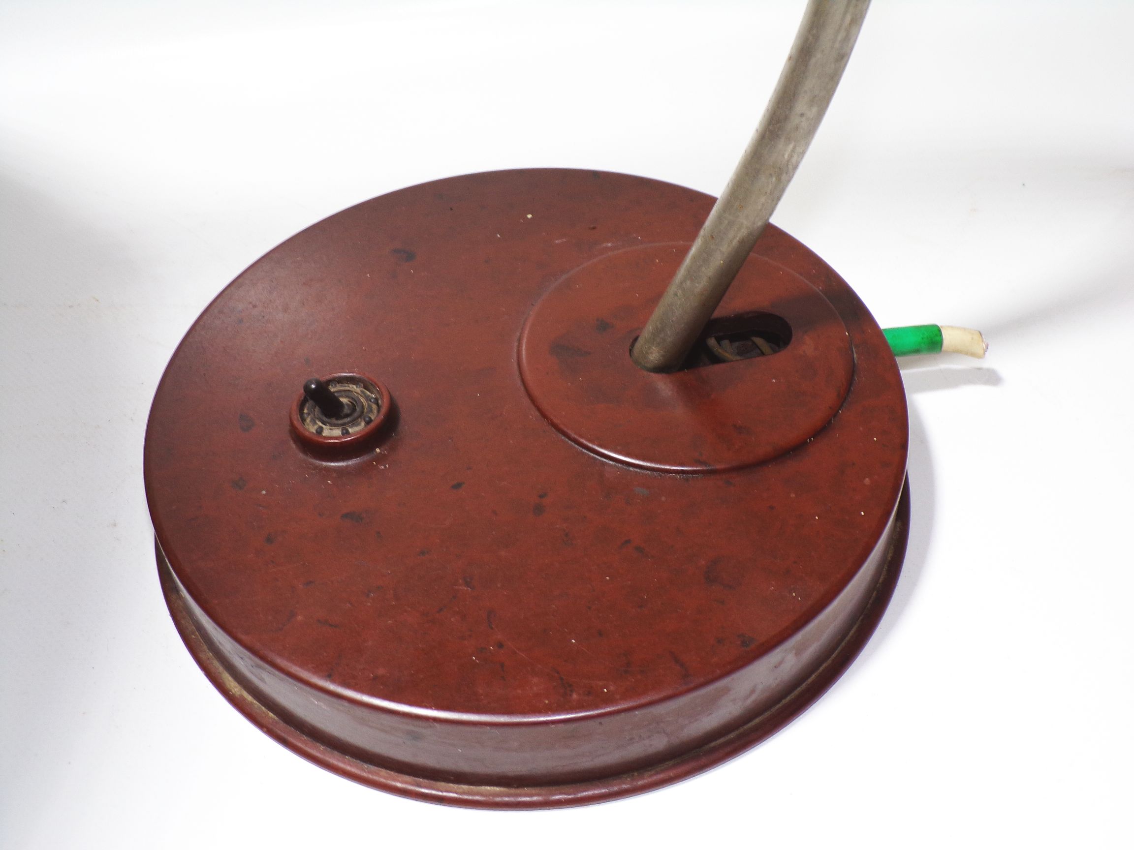 Alte Schreibtischlampe Bakelit Bauhaus Art Deco defekt