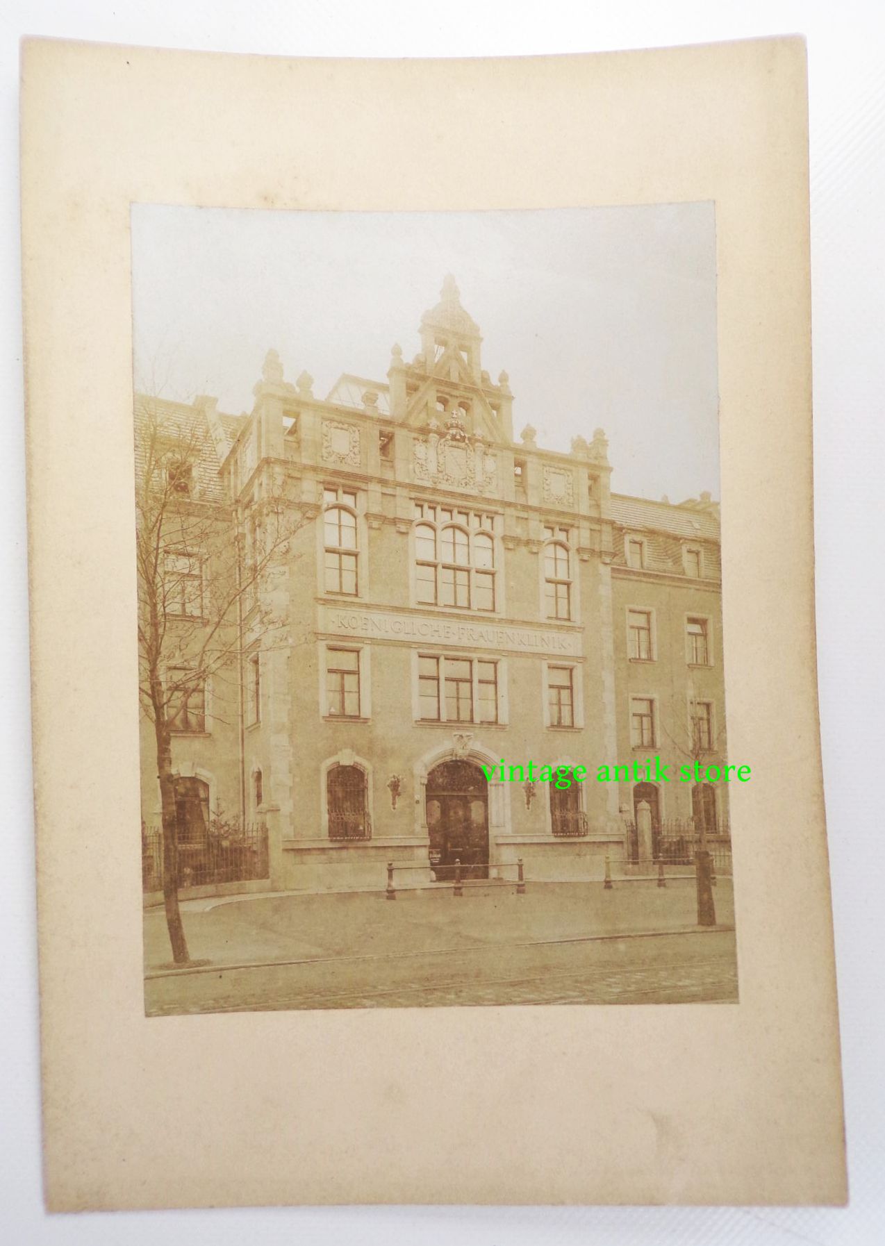 7 x Fotos Dresden Frauenklinik um 1900 
