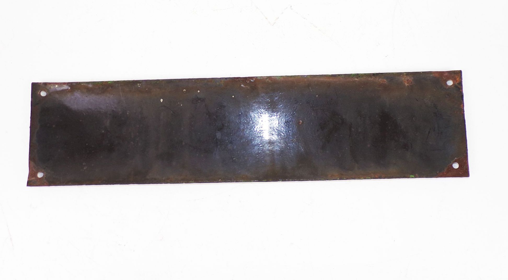 Altes Emailschild Anlehnen von Fahrrädern ist verboten 1930er Fahrrad