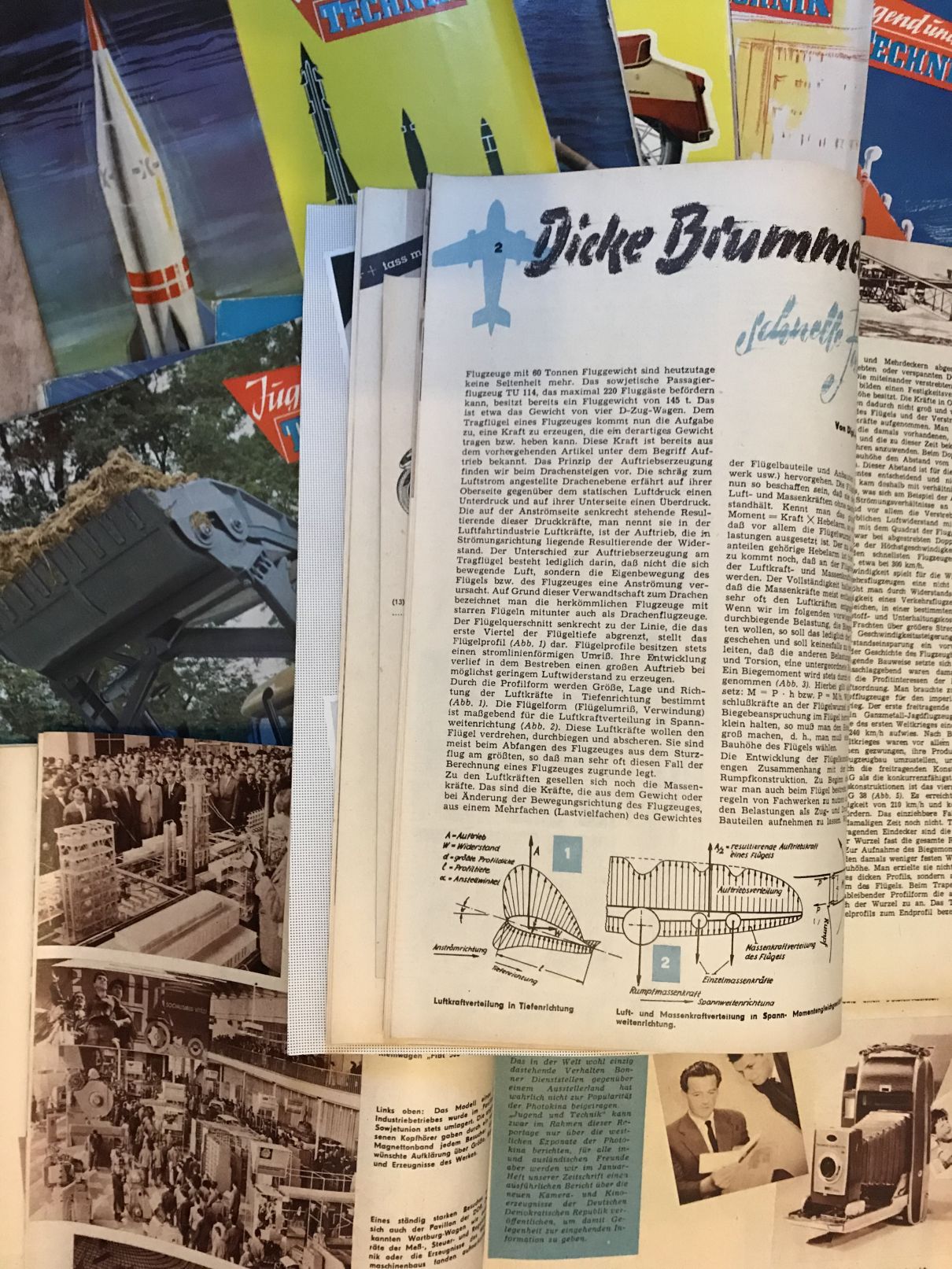 Jugend und Technik DDR Zeitschrift Bände Heft 1958 bis 1963