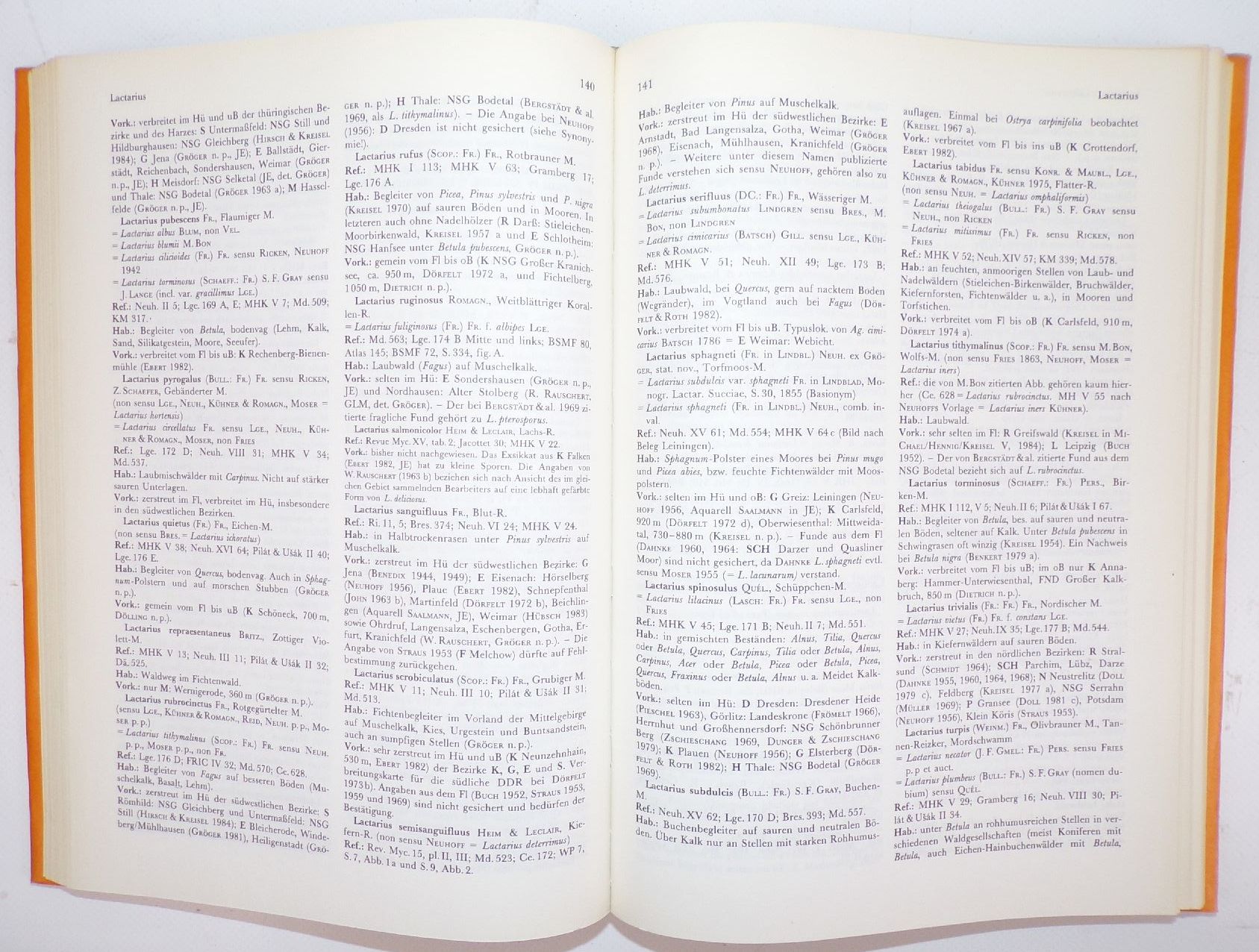 Pilzflora der Deutschen Demokratischen Republik 1987 Hanns Kreisel