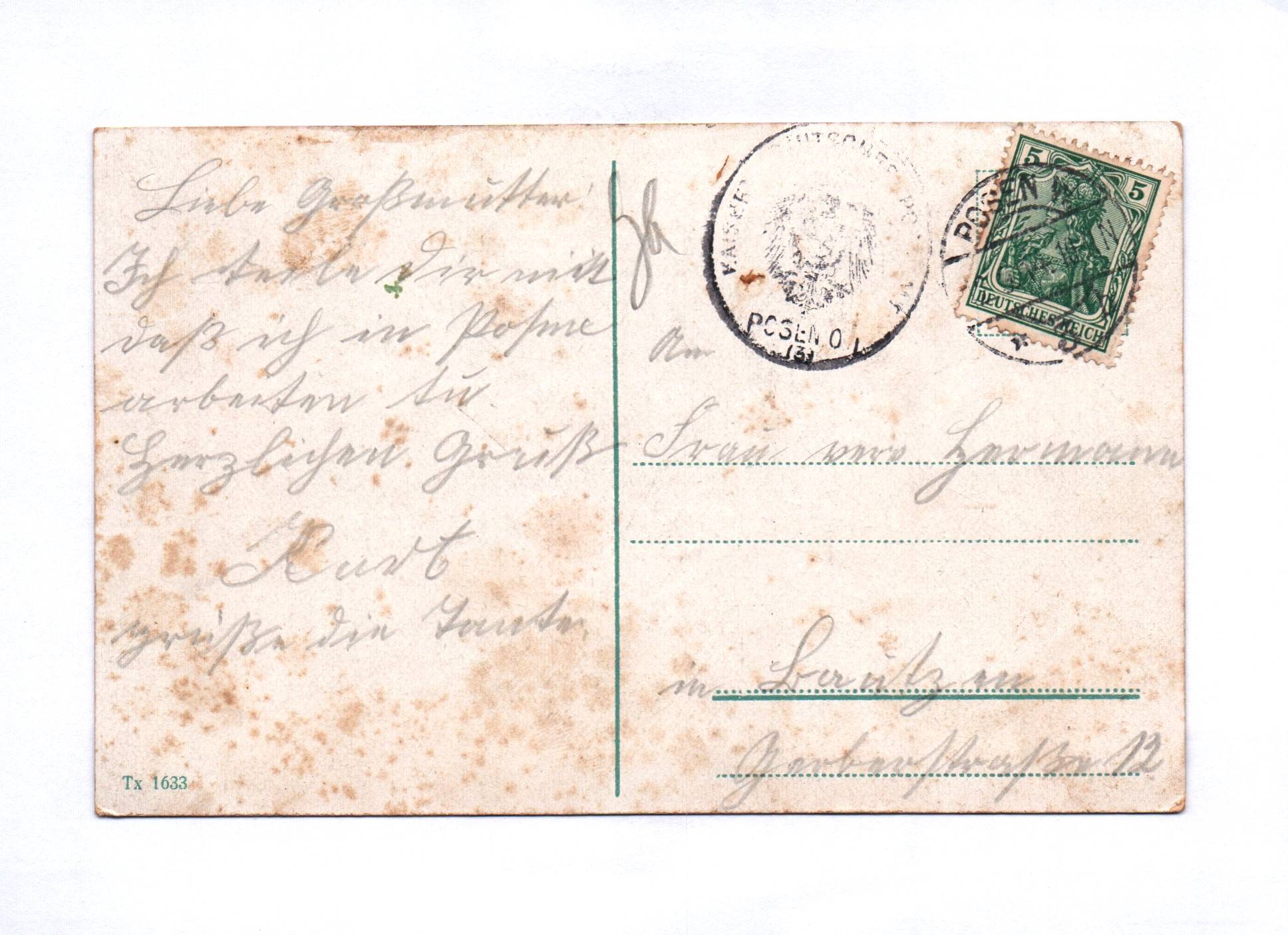 Ak Posen Dom mit Erzbischöflicher Palais 1914 Ak Posen Dom mit Erzbischöflicher Palais 1914