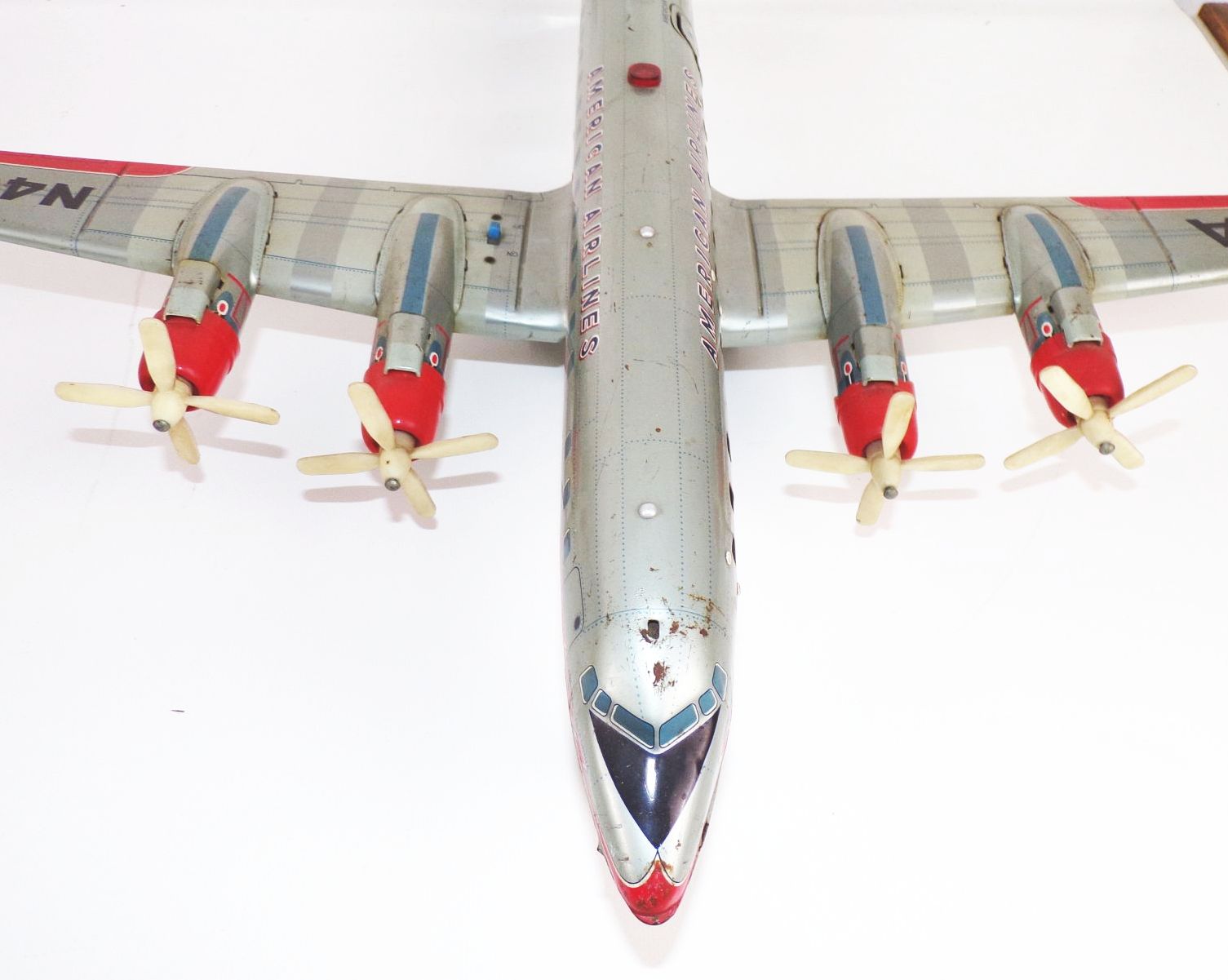 Blechflugzeug American Airlines N4070A Made in Japan 60 cm Spannweite