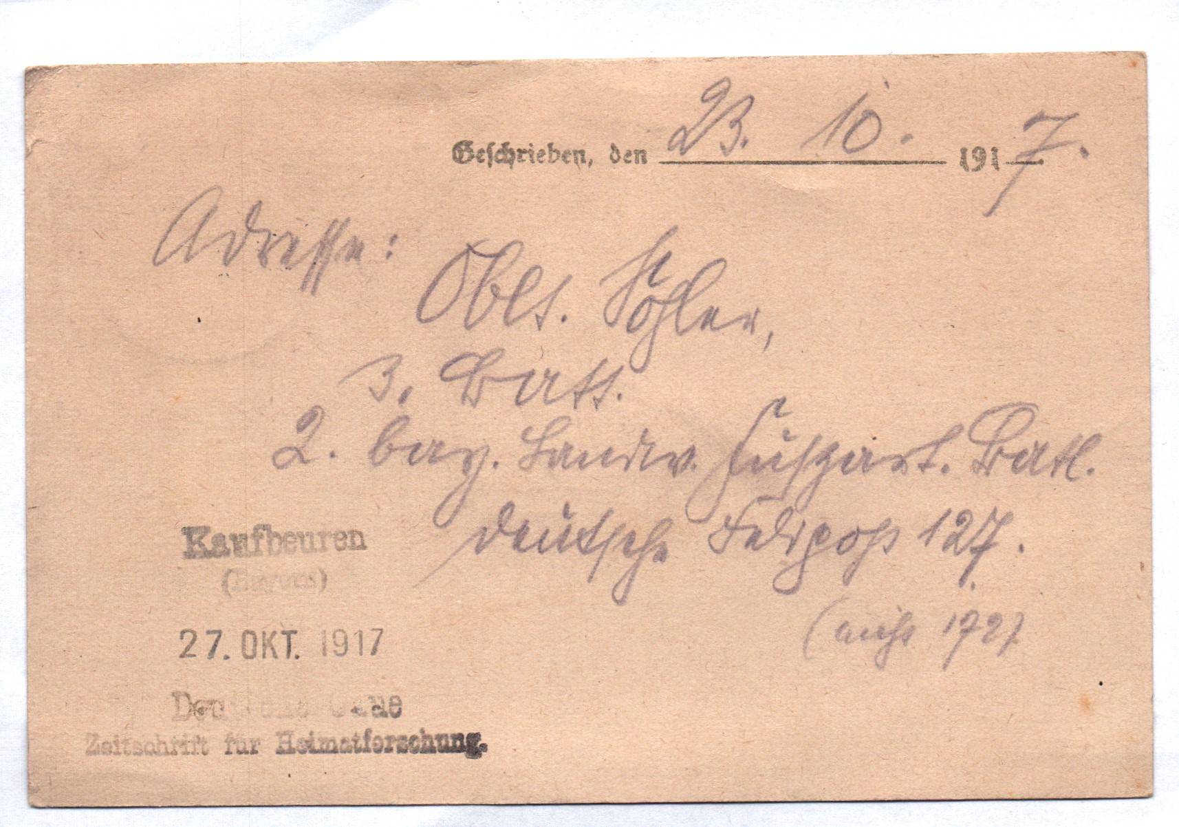 Feldpostkarte bayerisches Landwehr Fussartillerie Regiment Nr 2 Feldpostkarte bayerisches Landwehr Fussartillerie Regiment Nr 2