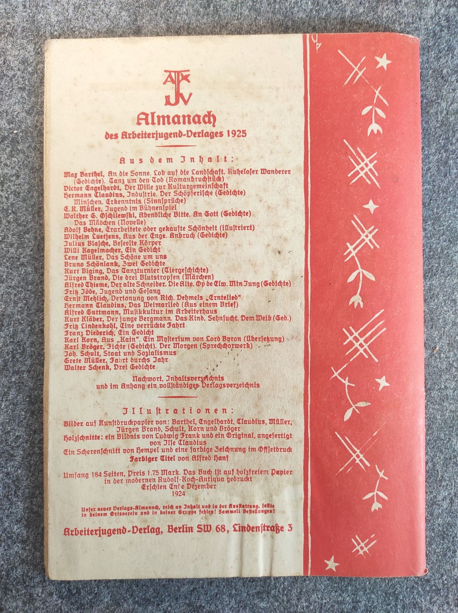 Arbeiter Jugend Heft Jahrgang 1925 Verband sozialistischer Arbeiterjugend Arbeiter Jugend Heft Jahrgang 1925 Verband sozialistischer Arbeiterjugend