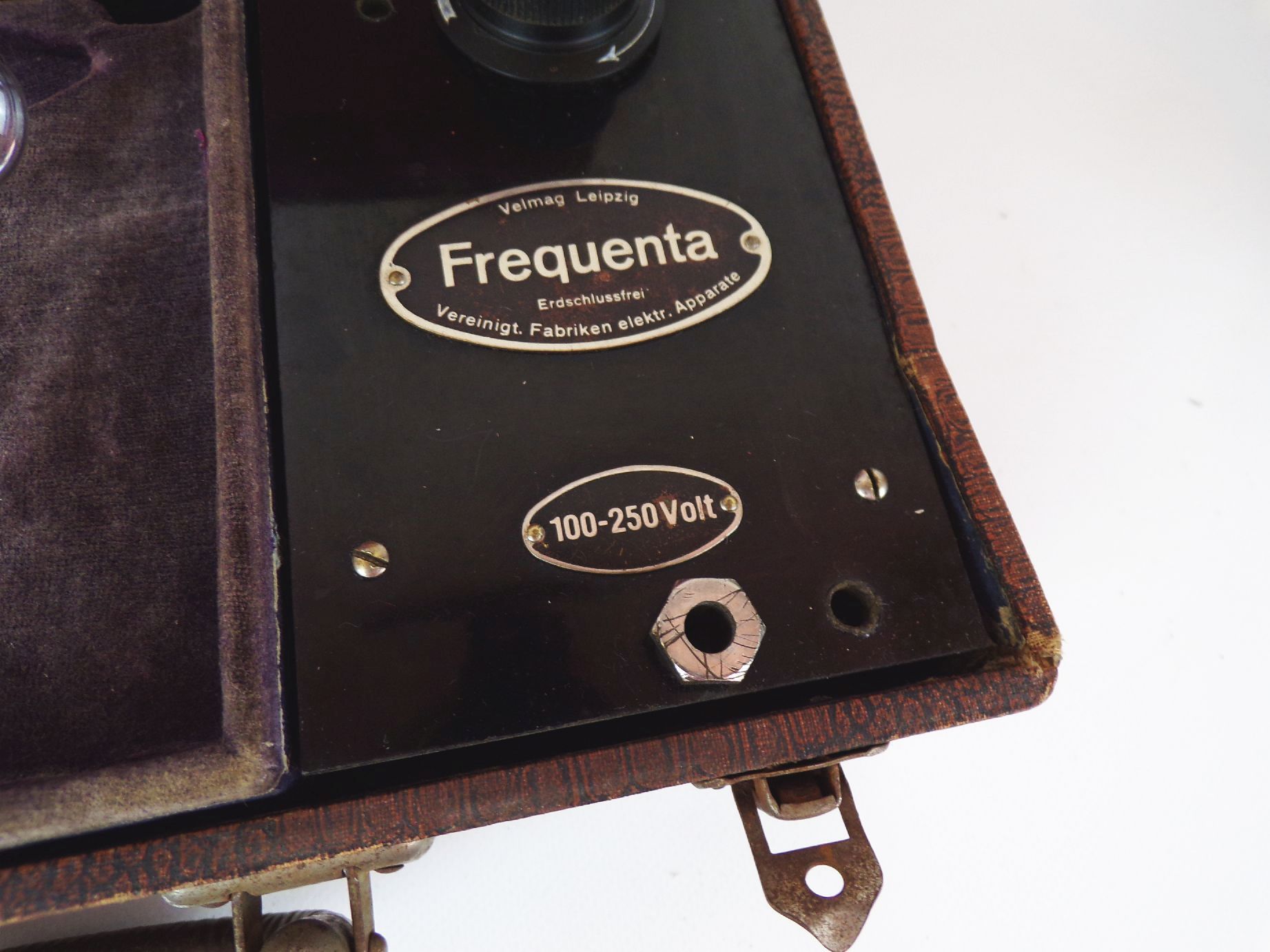 Altes Frequenta Reizstromgerät Strahlenapparat Hochfequenz Altes Frequenta Reizstromgerät Strahlenapparat Hochfequenz