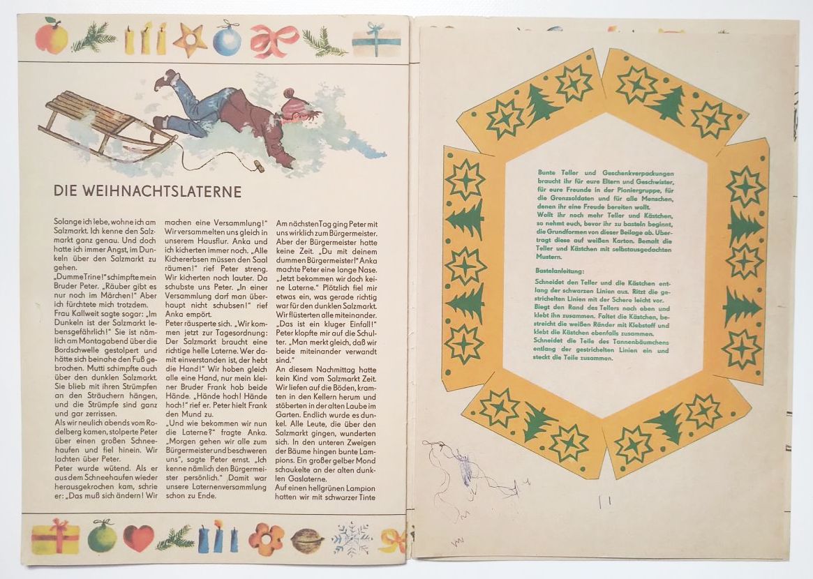 Die ABC Zeitung Dezemberheft Kinder Zeitschrift mit Beilage 1965 Nr 66 Die ABC Zeitung Dezemberheft Kinder Zeitschrift mit Beilage 1965 Nr 66