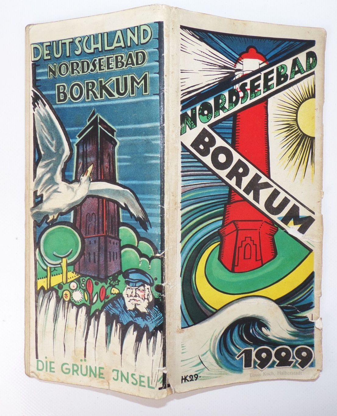 Alte Reise Broschüre Deutschland Nordseebad Borkum 1929 Alte Reise Broschüre Deutschland Nordseebad Borkum 1929