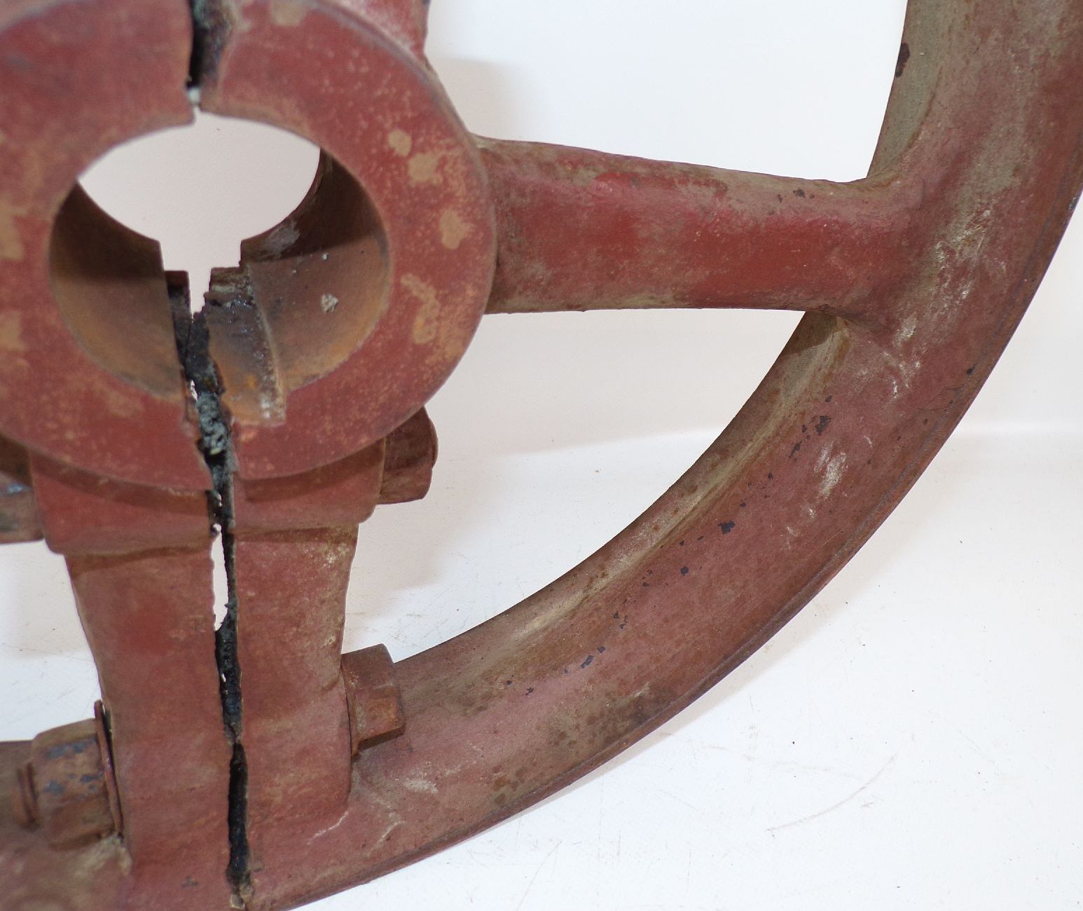 Altes Rad Metall Antriebsrad Transmission Rad Loft Industrie Design Eisenrad