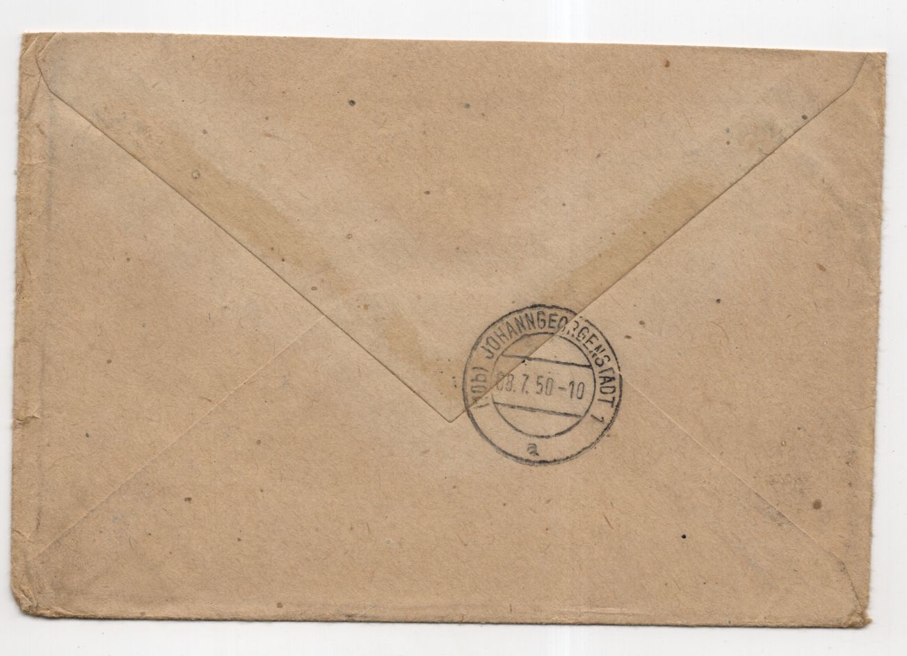 R Brief Freiberg Sachsen Bergakademie 1950 nach Steinbach Thälmann Hegel R Brief Freiberg Sachsen Bergakademie 1950 nach Steinbach Thälmann Hegel