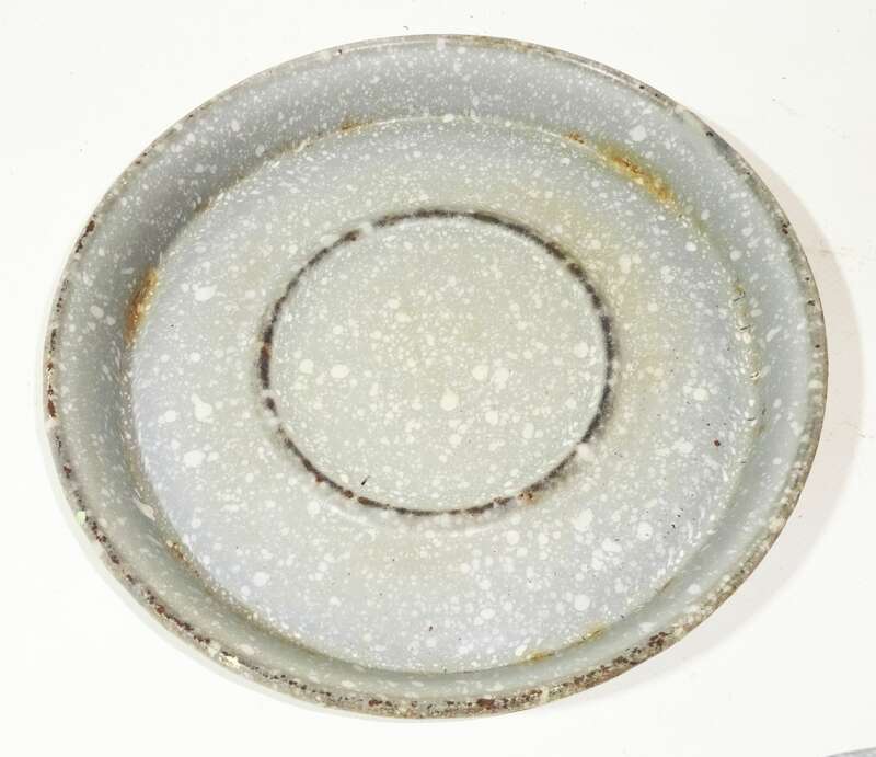 Original Haller Kocher Email Grau Camping Vintage Petroleum Deko Emaille