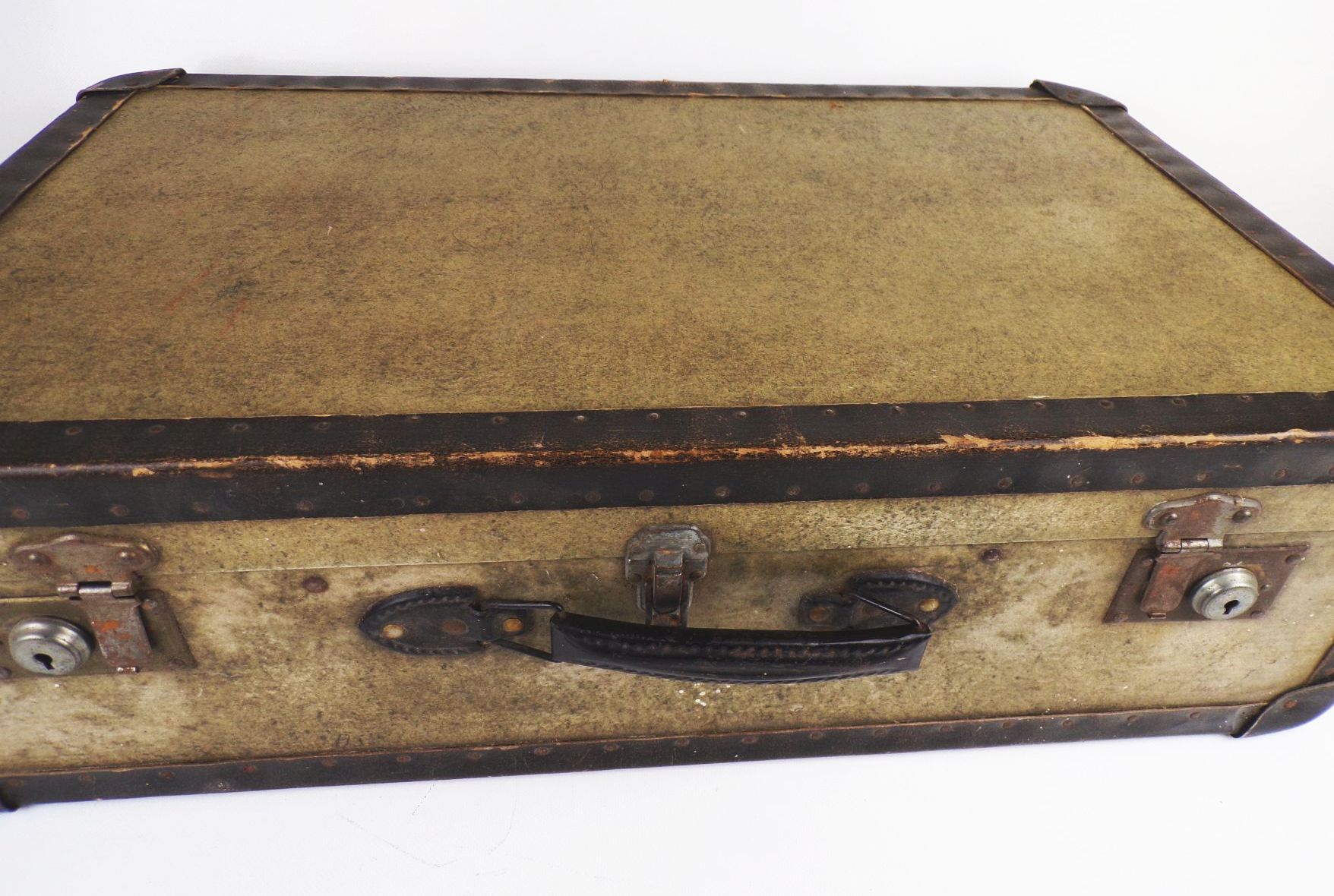 Alter Koffer Reisekoffer 66 x 40 x 20 cm Vintage Loft Deko