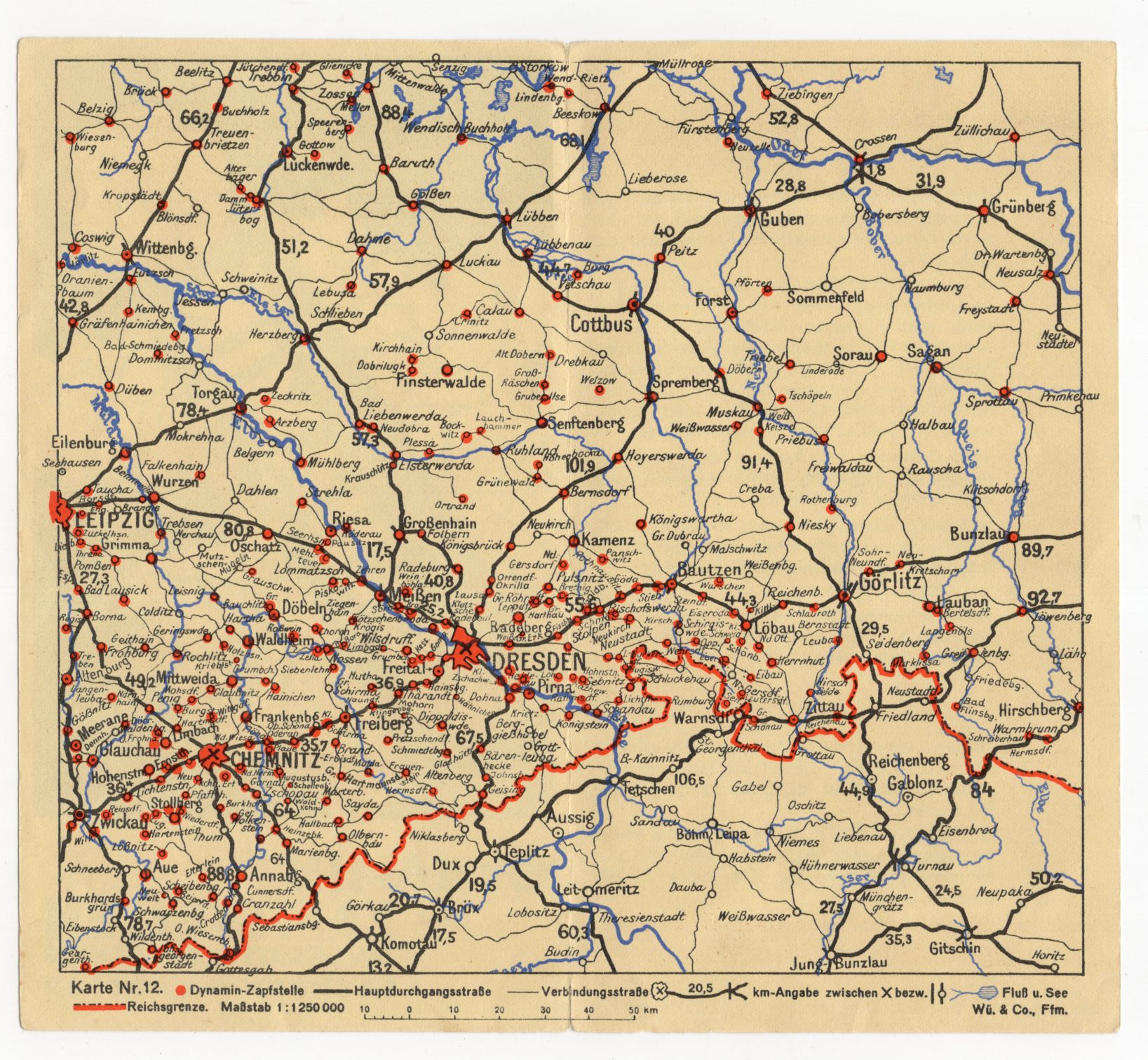 Shell Dynamin Zapfstellen Landkarte Sachsen Karte 10 Werbung