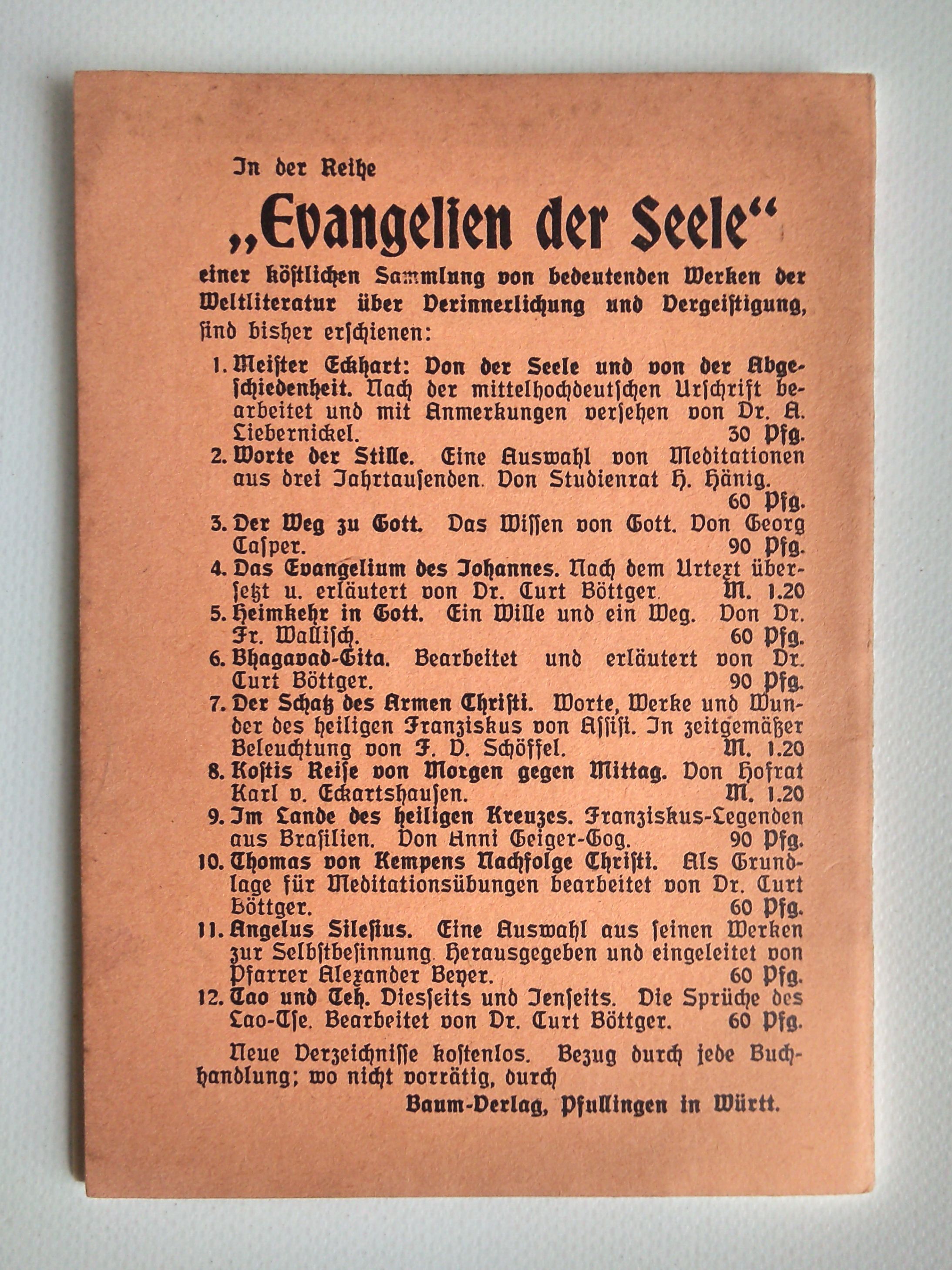 Gedanken Radio Broschüre Der Mensch als Gedanken Max Wardall Gedanken Radio Broschüre Der Mensch als Gedanken Max Wardall