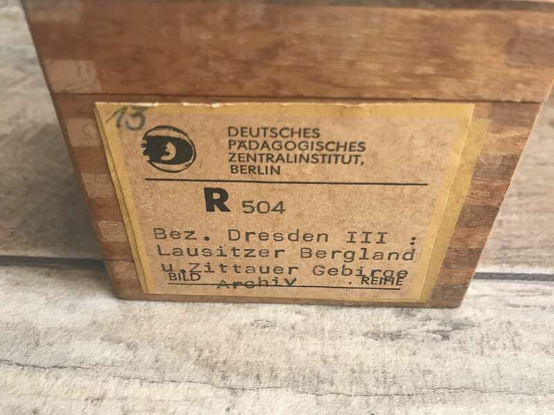 Dias alte Lehrmittel Sowjetunion Deutschland Glasdias