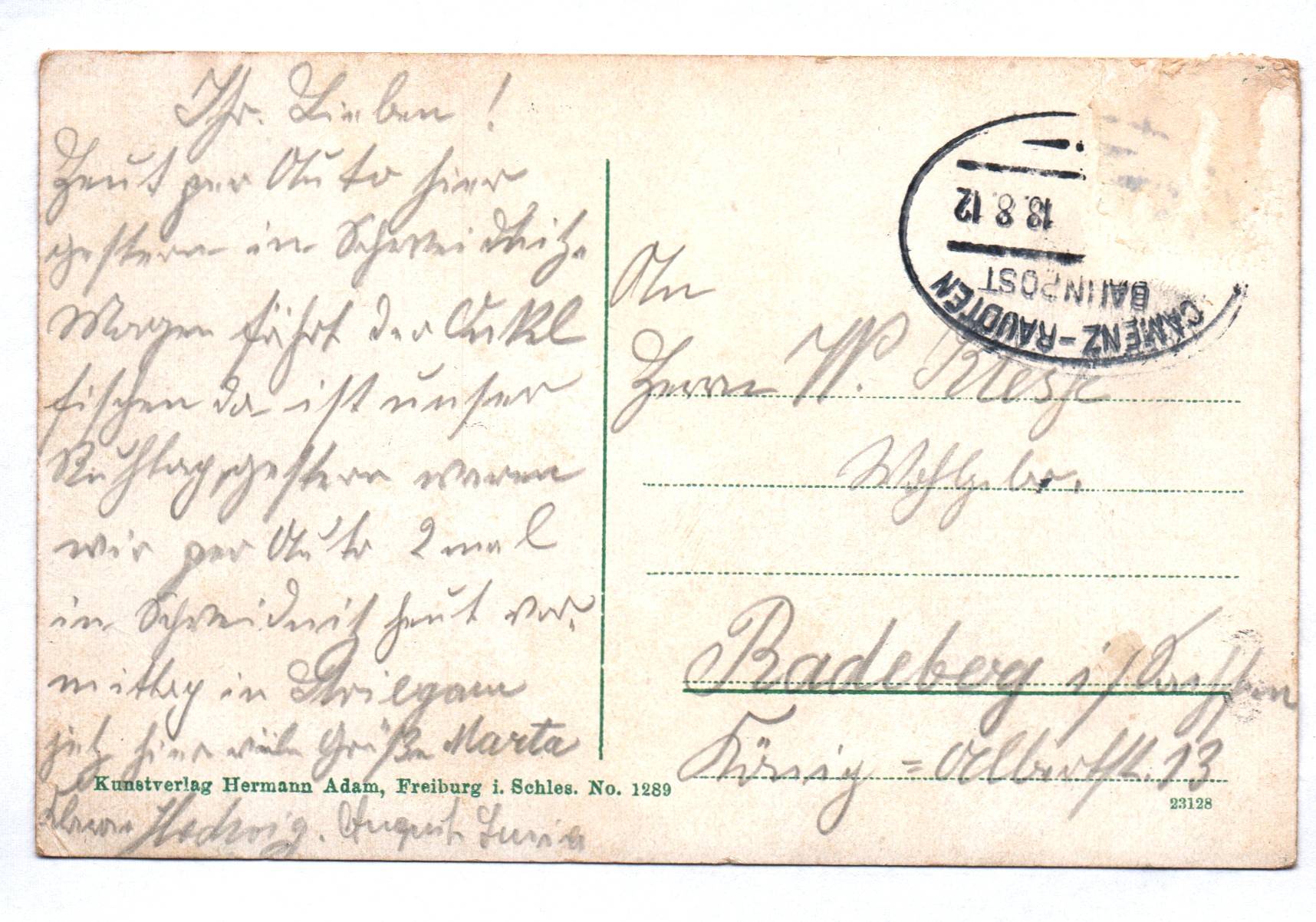 Ak Fürstenstein Schloß Alte Burg Eingang 1912