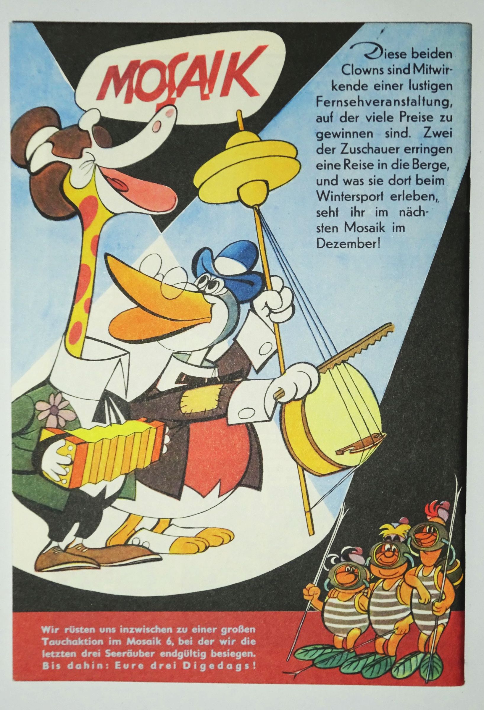 Mosaik Nr 4 Digedags Hannes Hegen Reprint Im Kampf gegen die Piraten 1994