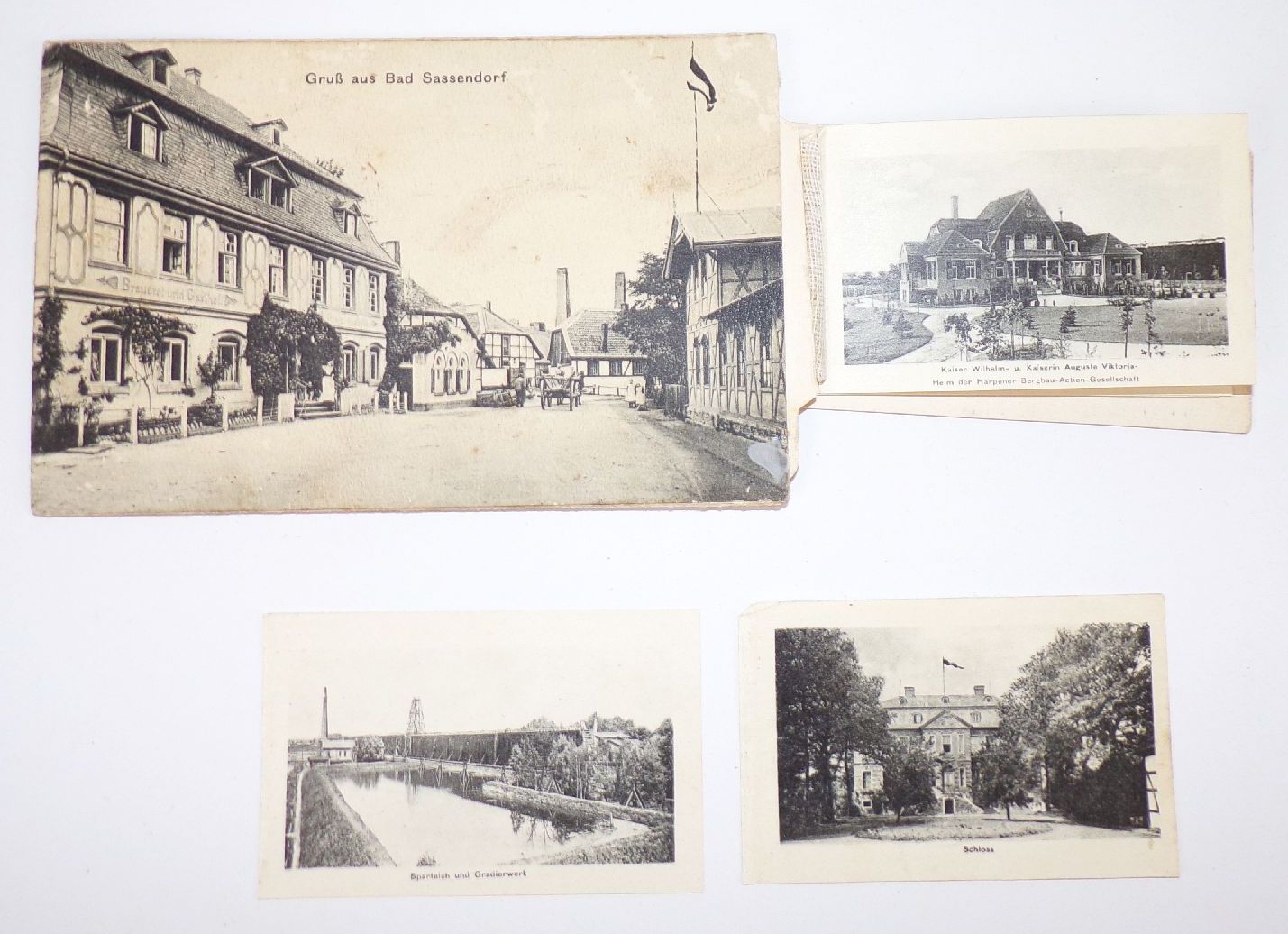 Ak Gruß aus Bad Sassendorf Mechanische Karte Leporello 