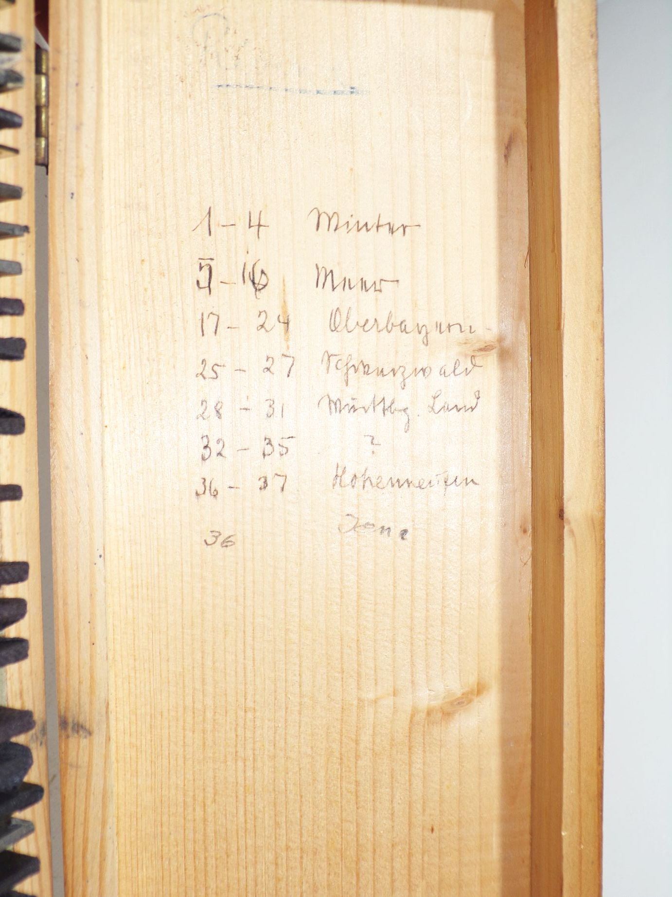 Glasfotos Holzkiste Schaller Stuttgart verzapft alte Reise Fotos