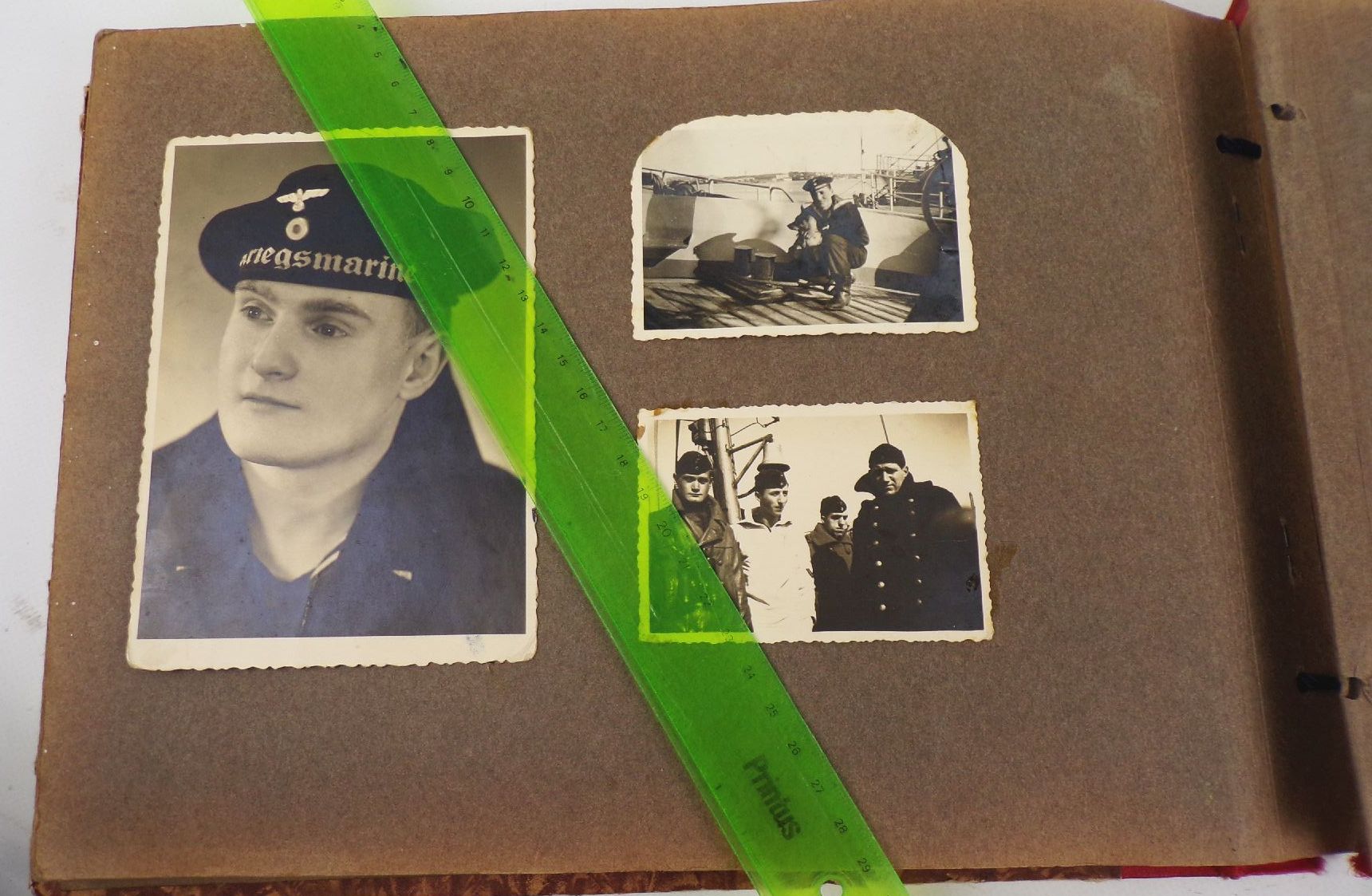 Marine Fotoalbum 2 Wk Schiffe Libau Norwegen Fjorde Matrosen WW2