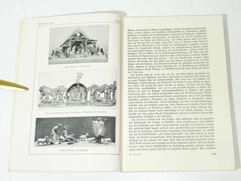 Weihnachtsheft der Arbeitsschule 1928 Weihnachten werktätige Erziehung