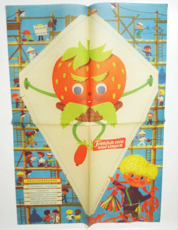 Frösi Beilage Korbine Früchtchen Poster Drachen Modellbogen