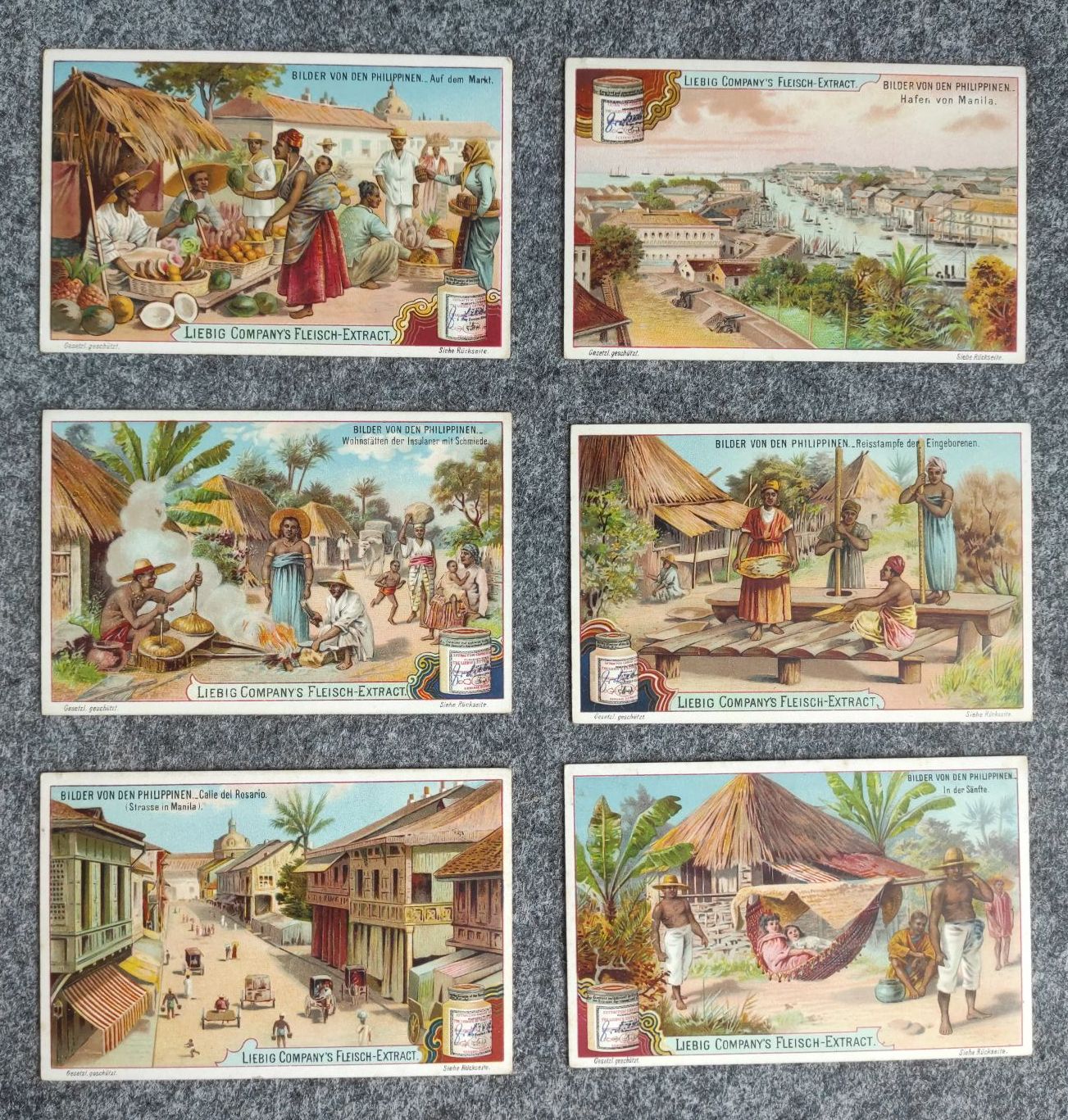 Liebig Companys Fleisch Extract Serie Bilder von den Philippinen Liebig Companys Fleisch Extract Serie Bilder von den Philippinen