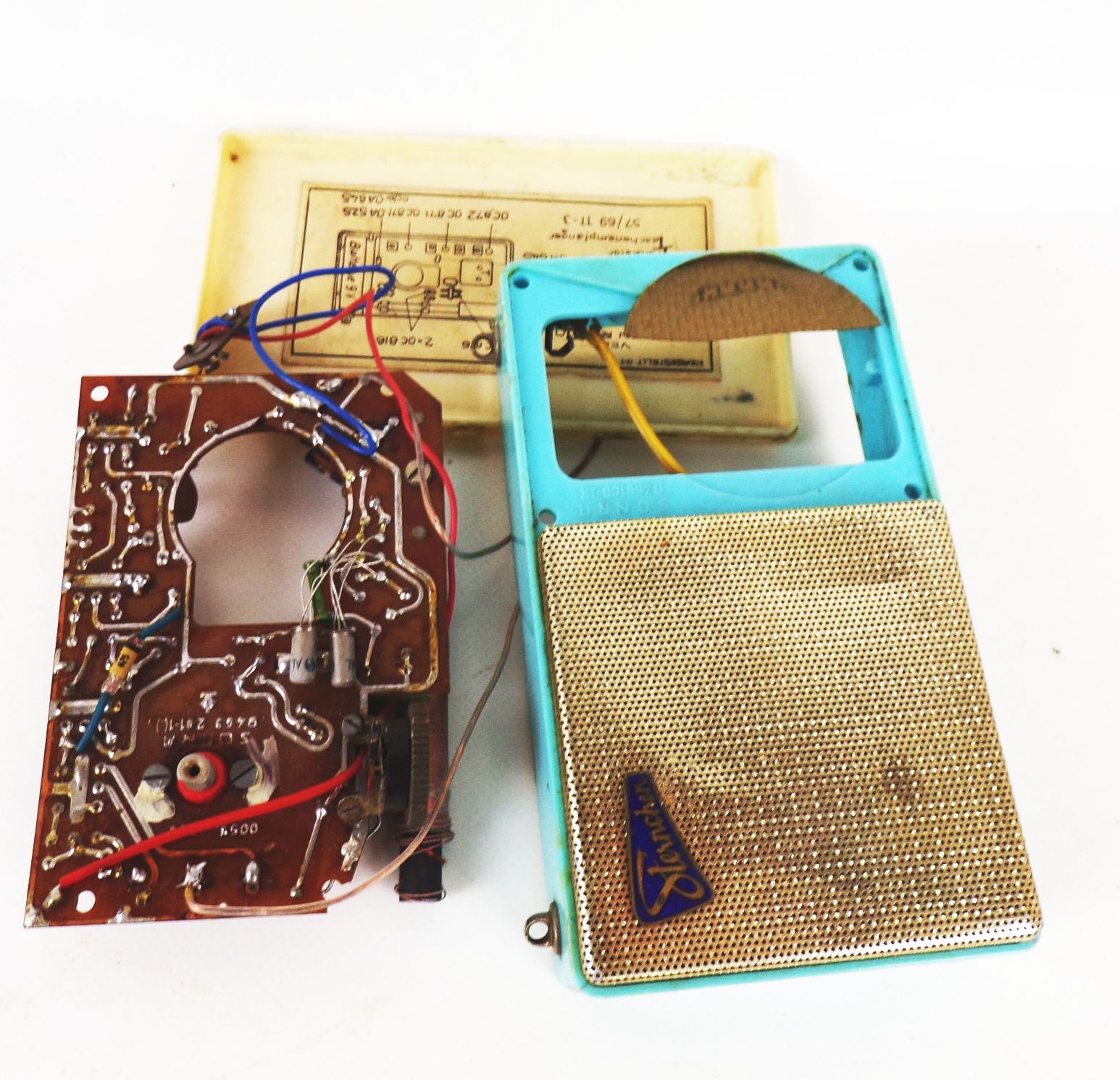 Sternchen Radio Transistorradio Tasche Ersatzteilspender Bastlerware 