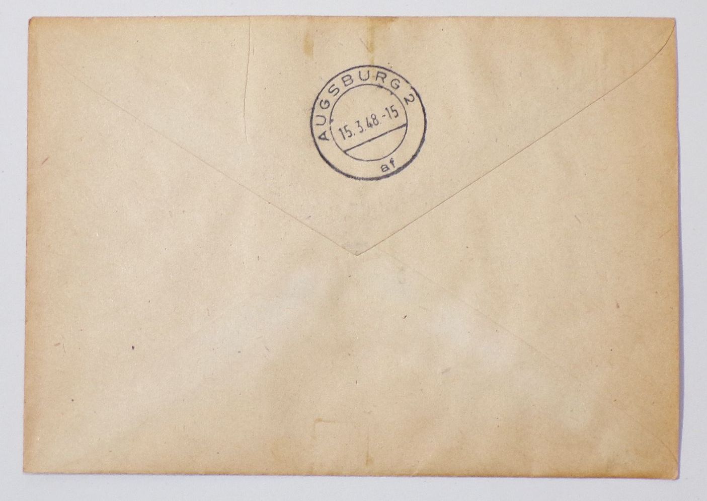 R Brief Hardheim 337 nach Augsburg H Blatt 123