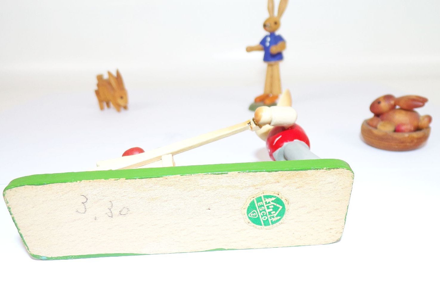 Lot Erzbirge Osterschmuck Küken Hasen Tischschmuck