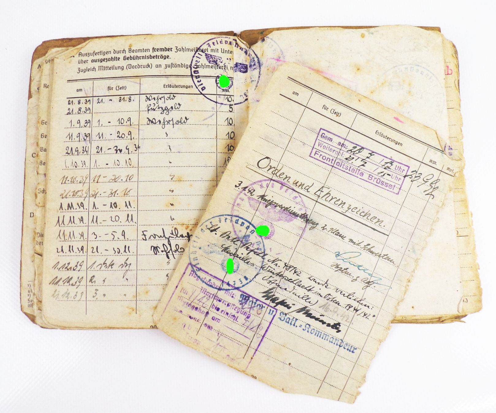 Soldbuch 2 WK Panzergrenadier 